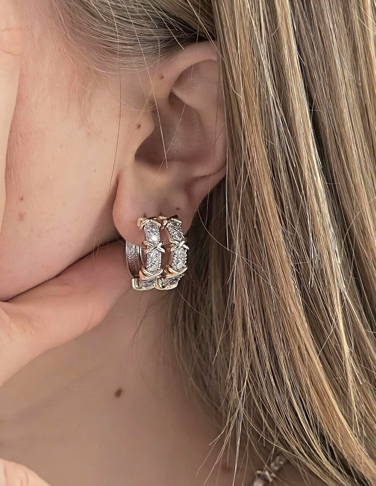Ohrringe - XOXO Messing- Ohrringe SET Modeschmuck