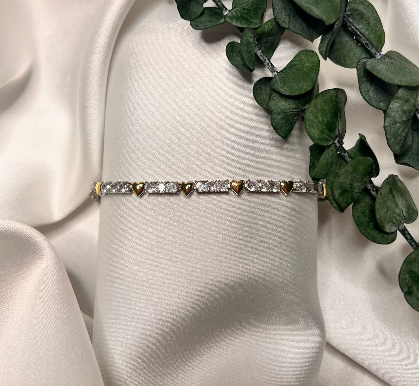 Armband - Herz Messingarmband