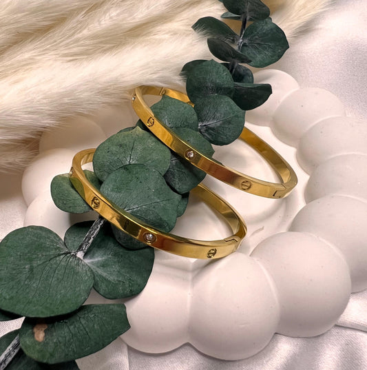 Armband - C-Modell Edelstahl Farbe Gold-Armband